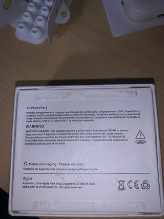 AirPods Pro 3ª Gen Blancos