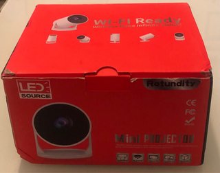 Mini proyector LED Rotundity Wi-Fi
