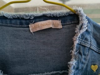 Giubbino jeans bimba 2/3 anni