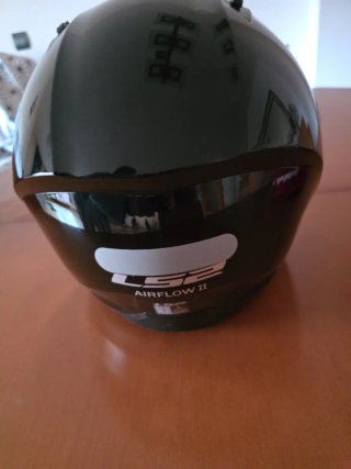 Casco moto LS2 Negro con Visera Transparente