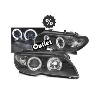 LK FARO IZQ XENON BMW E46 2 PUERTAS 03-06 OJOS ANGEL CCFL FO