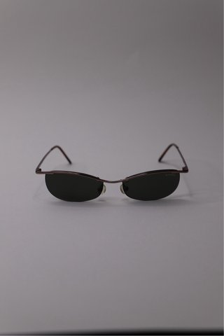 Gafas de sol vintage plateadas y negras