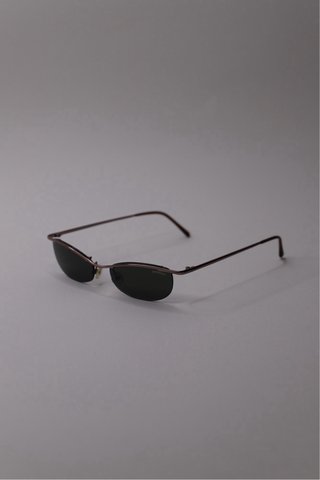 Gafas de sol vintage plateadas y negras