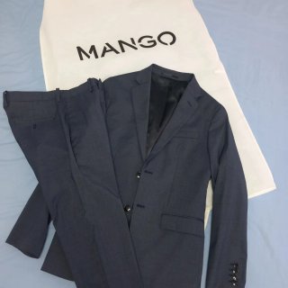 Traje Mango niño azul talla L