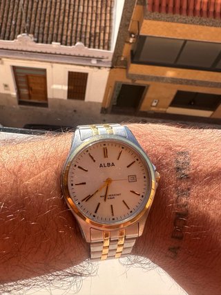 Reloj Alba Bicolor Oro-Acero Hombre 10 Bar