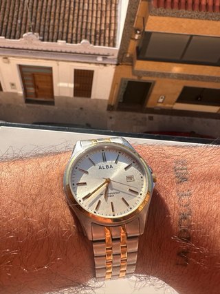 Reloj Alba Bicolor Oro-Acero Hombre 10 Bar