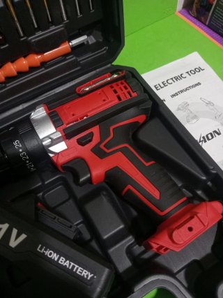 Taladro Percutor Atornillador Inalámbrico 21V