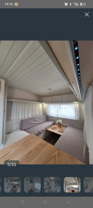 Caravana Burstner 750 kg Camping Santa Marta