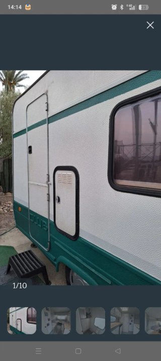 Caravana Burstner 750 kg Camping Santa Marta