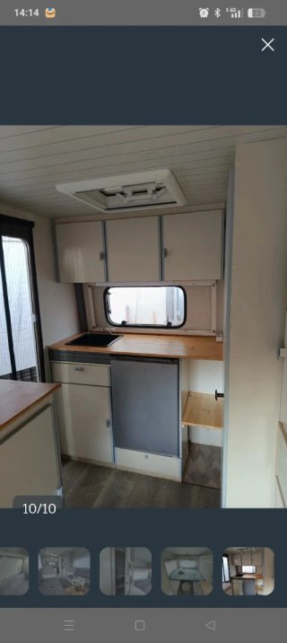 Caravana Burstner 750 kg Camping Santa Marta