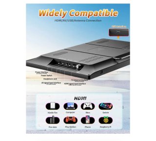 Televisor 19.5° Full HD 1080p HDMI Altavoces