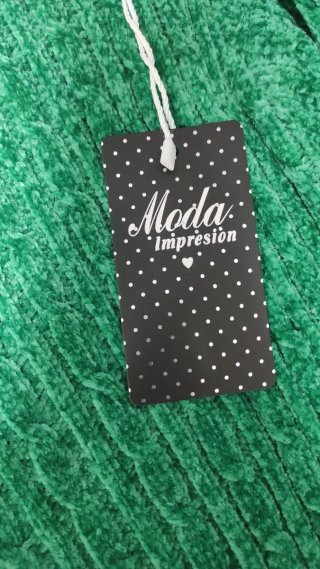 Jersey verde Moda Impression talla verde