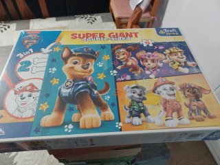 Puzzle Patrulla Canina Super Giant Doble Cara