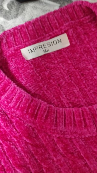 Jersey IMPRESION rosa talla M