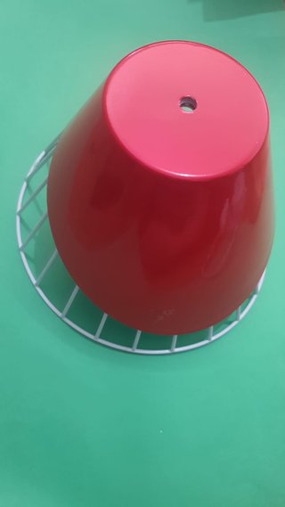 Lámpara Colgante Nórdica Roja