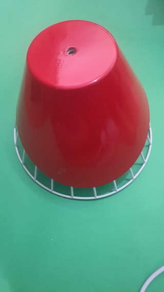 Lámpara Colgante Nórdica Roja