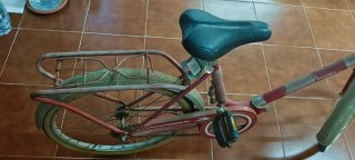 Bicicleta plegable Clásica Roja