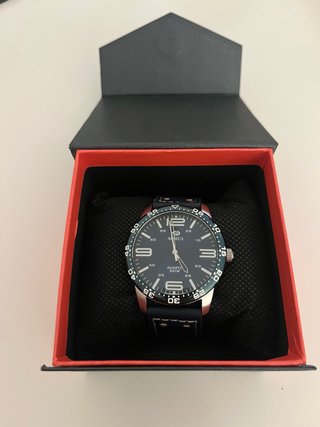 Reloj Marea Azul y Plateado