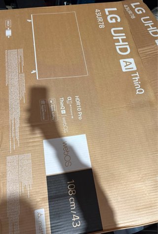 TV LG 43” 4K UHD Smart TV NUEVA PRECINTADA