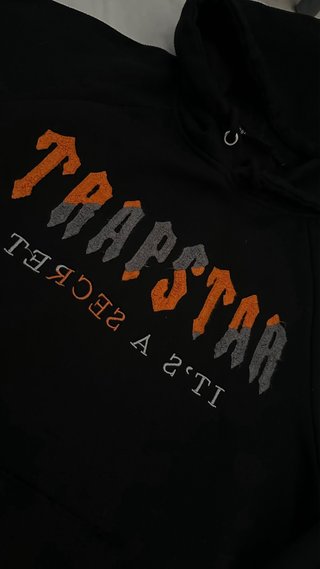 Chándal Trapstar Negro y Naranja