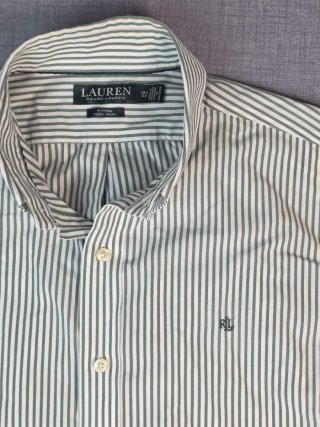 Camisa Lauren Ralph Lauren Talla L 42 Rayas Hombre