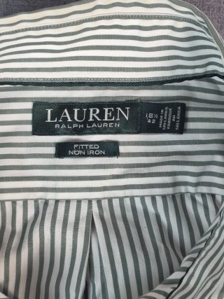 Camisa Lauren Ralph Lauren Talla L 42 Rayas Hombre