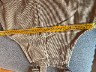 Peto corto pana camel Bershka