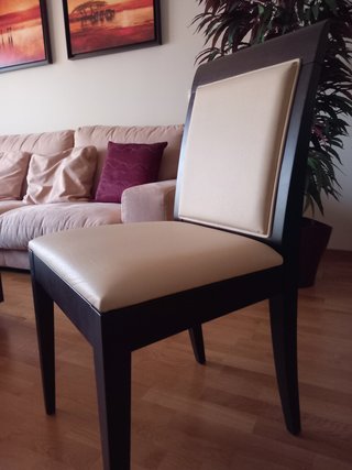 Mueble salón, mesa pequeña, mesa comedor, 4 sillas