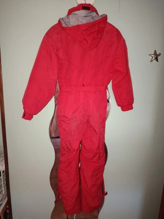 Mono de nieve rojo Talla 12 años