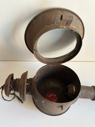 Antiguo farol de carruaje completo
