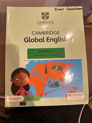 Libro Cambridge Global English Workbook 4