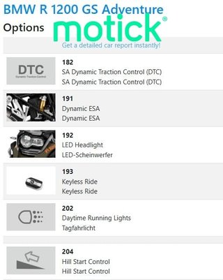 BMW R 1200 GS ADVENTURE (TOP CASE + 3 PAQUETES)