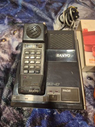 Telefono sanyo Braun vintag