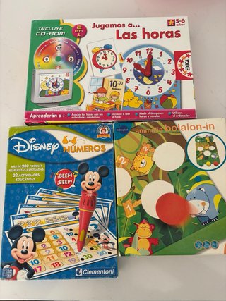 Lote Puzzles Djeco,dominós y mas cosas