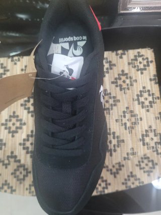 Zapatillas Le Coq Sportif Unisex Negras Rojas