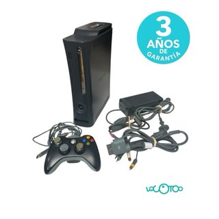 Consola Xbox 360 120GB Negra con mando