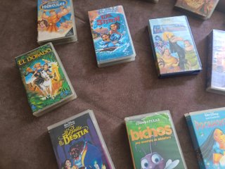 Lote 7 Cintas VHS Películas Infantiles