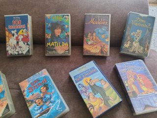 Lote 7 Cintas VHS Películas Infantiles