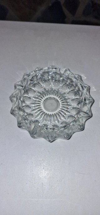 Lote Ceniceros Cristal Tallado Vintage