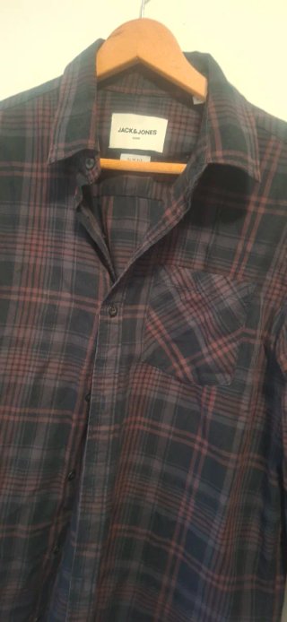 Camisa franela Jack and Jones hombre Talla L