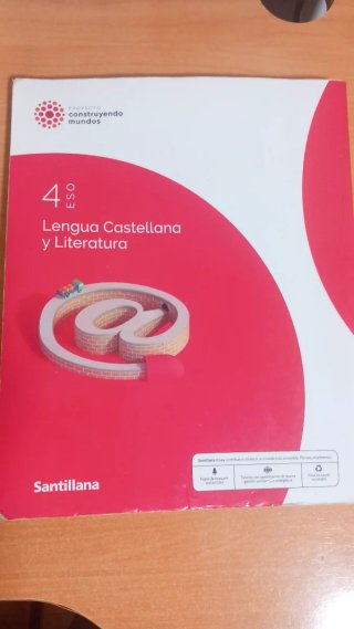 Libro de castellano para alumnos de 4ESO.