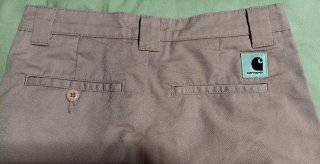 Pantaloni Carhartt Master Pant - Rosa Pastello XS