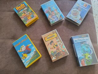 Lote 5 Cintas VHS Disney Clásicos