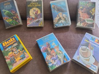 Lote 5 Cintas VHS Disney Clásicos