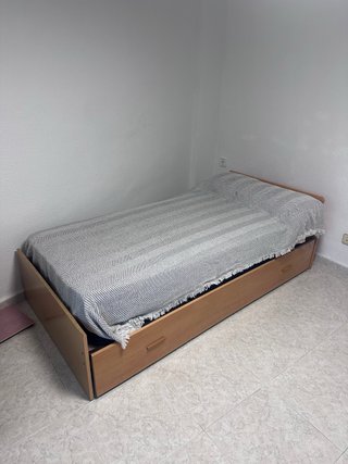 Cama nido 90x190cm + 2 colchones