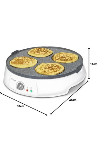 Cecotec Crepera 1200W Placa Reversible