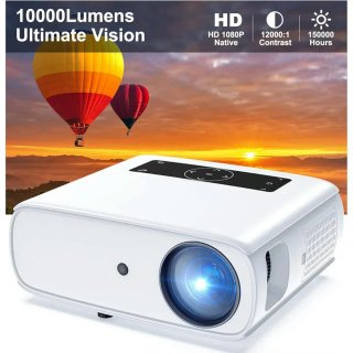 Proyector LED de 50" hasta 300", Soporta hasta 4K