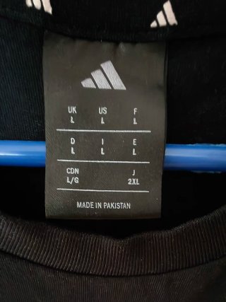 Camiseta Adidas Negra Talla L