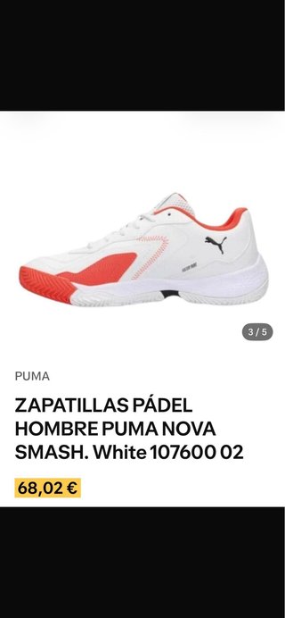 Zapatillas Padel Puma Faster apenas estrenadas.