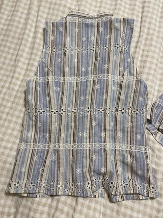 Conjunto falda y top de rayas